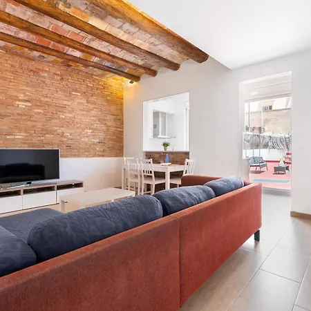 Apartment Grcia Charm Sunlit Terrace, Ac & Exposed Brick *