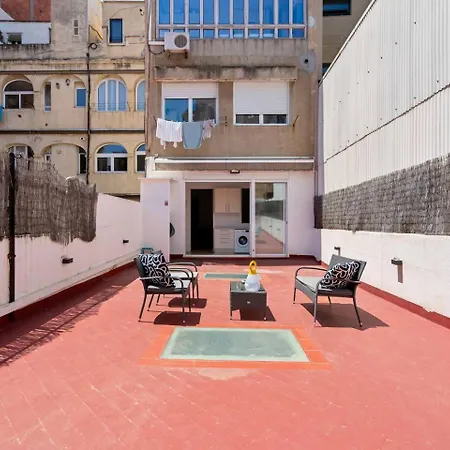 Gràcia Charm Sunlit Terrace, Ac&exposed Brick Apartamento Barcelona